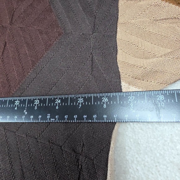 Tundra Canada Sweater Mens 2XL Brown Retro Ribbed V-Neck Winter Wear 90s Vintage - Picture 5 of 7